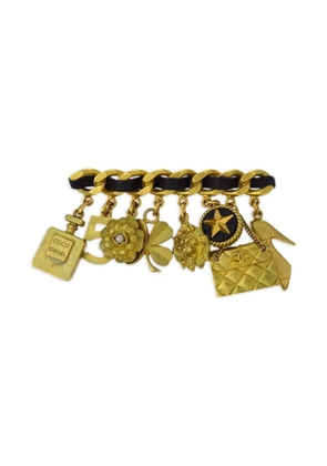 CHANEL Pre-Owned 1994 Icon brooch - Gold