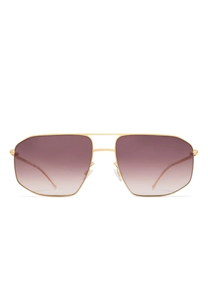 Mykita Santeri geometric-frame sunglasses - Gold