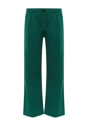 JW Anderson logo-appliqué drawstring trousers - Green