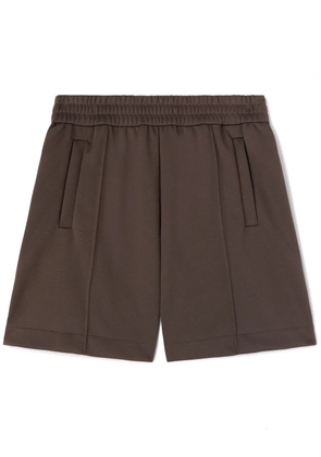 Palm Angels logo track shorts - Brown