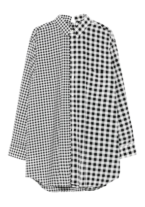 Comme Des Garçons gingham-pattern shirt - Black