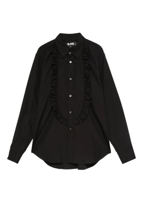 Black Comme Des Garçons ruffled-detail shirt