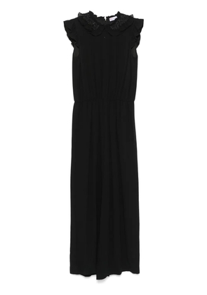Valentino Garavani Pre-Owned 2010s bead-detail jumpsuit - Black