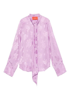 La DoubleJ floral-print shirt - Purple