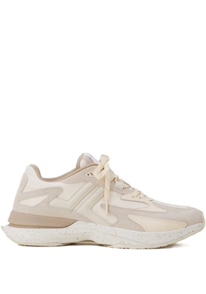 Lanvin JLA panelled lace-up sneakers - Neutrals