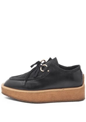 Stella McCartney Pre-Owned platform lace-up shoes - Black