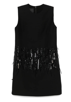 Valentino Garavani crepe mini dress - Black