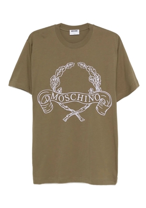 Moschino laurel wreath-print T-shirt - Green
