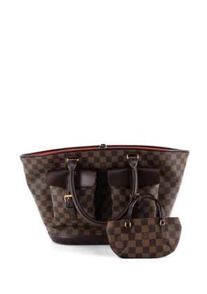 Louis Vuitton Pre-Owned Manosque Handbag Damier GM tote bag - Brown