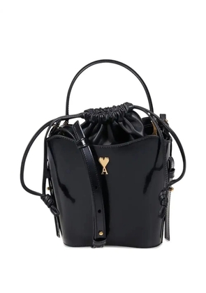 AMI Paris mini Paris Paris bucket bag - Black