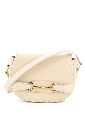 Celine Pre-Owned Crecy Flap Bag Leather Small crossbody bag - White