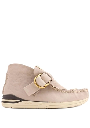 visvim buckle-detail leather boots - Neutrals
