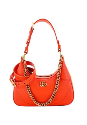 Gucci Pre-Owned Aphrodite Zip Shoulder Bag Leather Small hobo bag - Orange