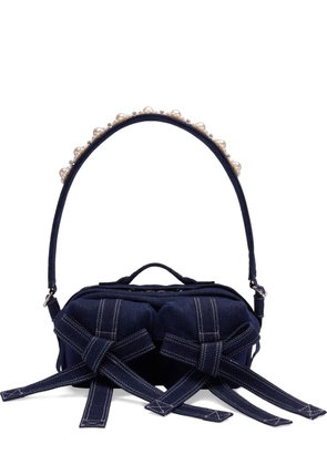 Simone Rocha embellished bow bag - Blue