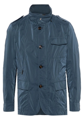 Moorer lightweight hooded jacket - Blue