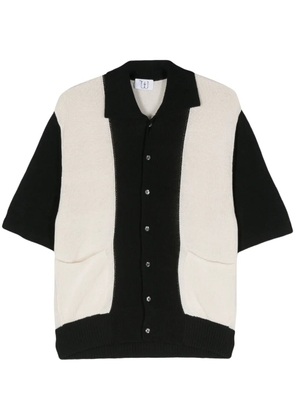 Winnie NY colourblock knitted shirt - Neutrals