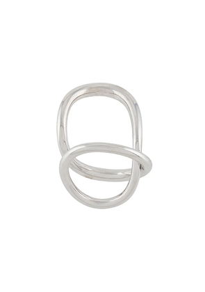 Charlotte Chesnais Ribbon twist ring - Silver
