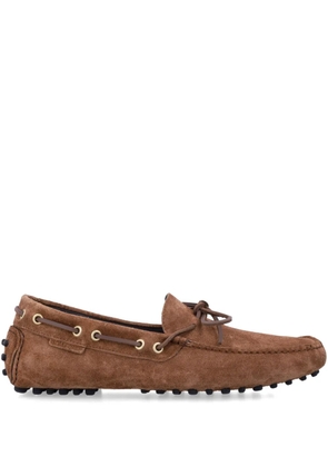 TOM FORD Rod suede driving loafers - Brown