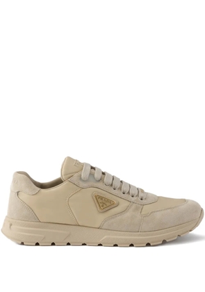 Prada Prax 2.0 logo suede sneakers - Neutrals