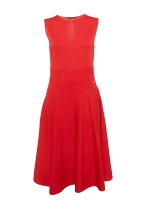 Carolina Herrera Vintage sleeveless dress - Red