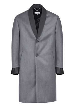 Maison Margiela cavalry layered twill coat - Grey