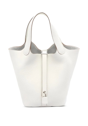 Hermès Pre-Owned Picotin Lock Éclat PM handbag - White