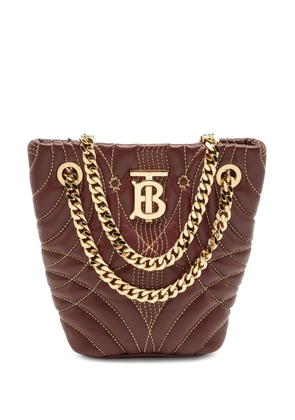 Burberry Pre-Owned Lola quilted leather bucket bag - Brown