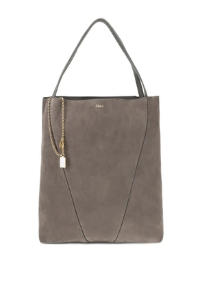 Chloé large Spin tote bag - Grey