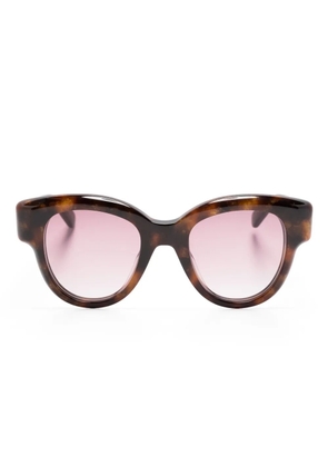 Pomellato Eyewear tortoiseshell-effect cat-eye sunglasses - Brown