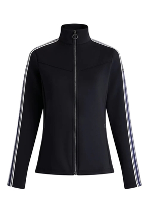 Fusalp stripe-detail zip-front ski jacket - Black