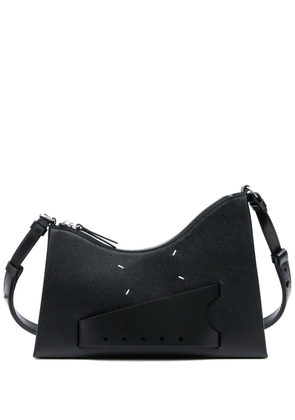 Maison Margiela small Snatched leather shoulder bag - Black