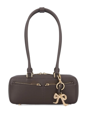 Self-Portrait leather handbag - Brown
