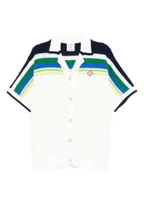 Casablanca striped shirt - White