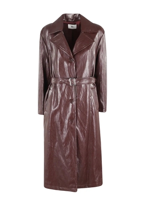 SOLOTRE belted jacket - Brown