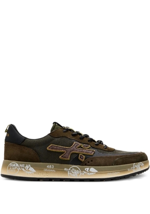 Premiata NOUS 7725 appliqued sneakers - Green