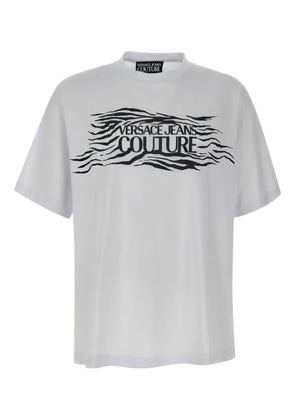 Versace Jeans Couture zebra-motif t-shirt - White