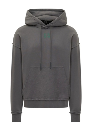 44 LABEL GROUP graphic-print hoodie - Grey