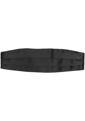 TOM FORD pleated silk cummerbund - Black