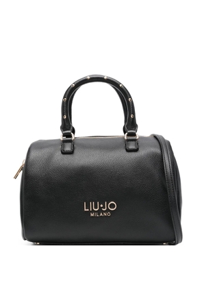 LIU JO logo-lettering tote bag - Black