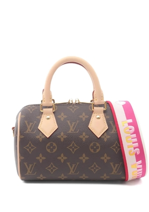 Louis Vuitton Pre-Owned 2021 20 Speedy monogram tote bag - Brown