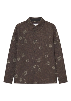 Les Deux floral-print shirt - Brown