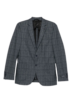 Karl Lagerfeld checked two-button jacket - Blue