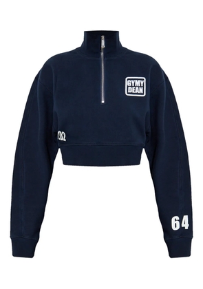 DSQUARED2 logo-print sweatshirt - Blue