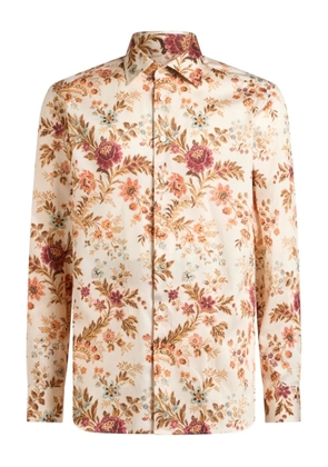 ETRO floral-print long-sleeves shirt - Neutrals