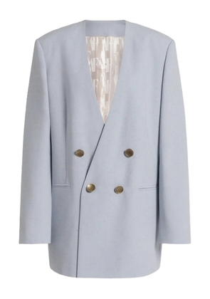 Alberta Ferretti double-breasted jacket - Blue