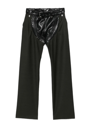 Martine Rose panelled trousers - Green