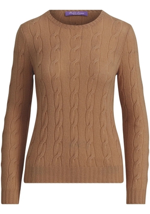 Ralph Lauren Collection cable-knit cashmere sweater - Brown