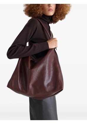 LEMAIRE belted leather tote bag - Brown