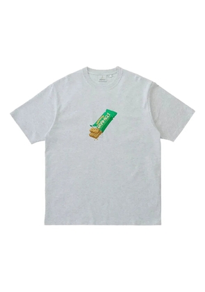 Gramicci granola-bar motif crew-neck T-shirt - Grey