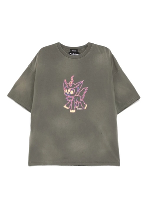 We11done graphic-printed T-shirt - Green